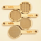 Handheld Wooden Sand Sifters (Set of 4)