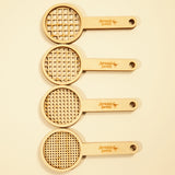 Handheld Wooden Sand Sifters (Set of 4)