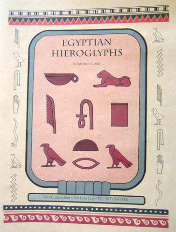 Egyptian Hieroglyphic Teacher's Guide - Jurassic Sands