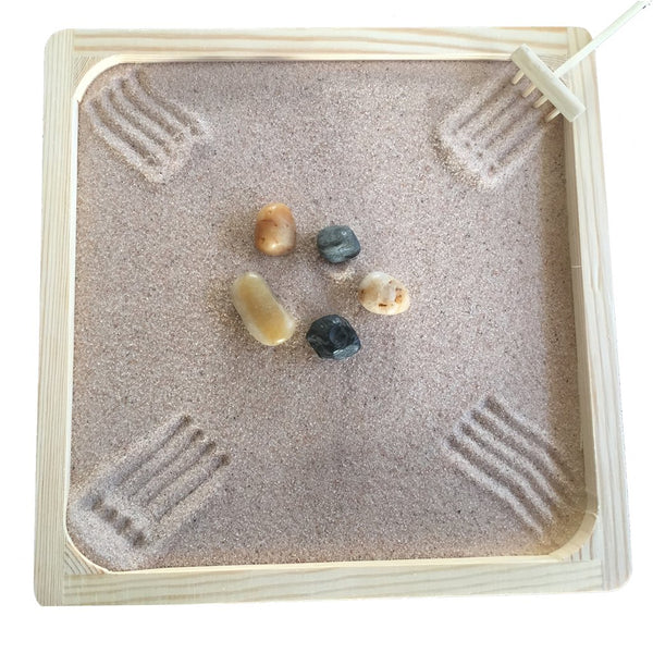 Desk Zen Garden Tray & Your Choice of Sand – Jurassic Sands
