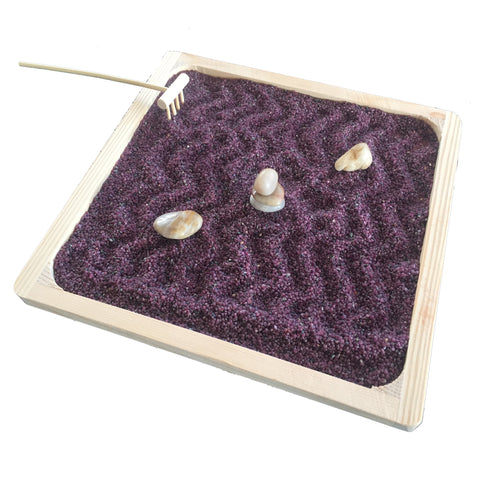 Deep Purple Garnet Jurassic Zen Sand