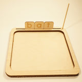 All-Natural Wood Writing Trays