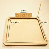 All-Natural Wood Writing Trays