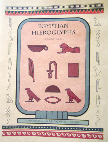 Egyptian Hieroglyphic Teacher's Guide - Jurassic Sands
