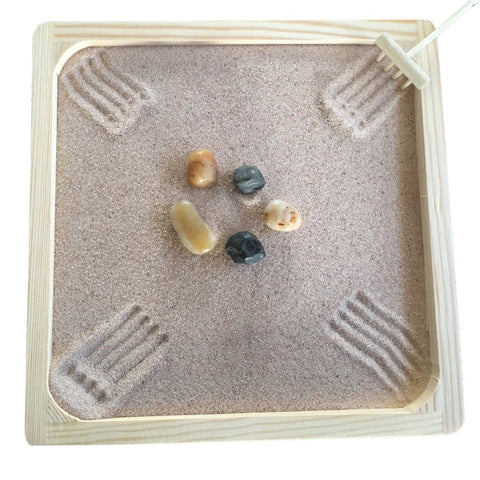 Desk Zen Garden Tray & Your Choice of Sand